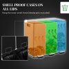 HOMCOM Triple Kitchen Bin, 3 x 15L Pedal Bin, Stainless Steel Three Rubbish Bin with Removable Inner Buckets, Soft Close Lid, Fingerprint-Proof for Recycling and Waste