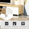 HOMCOM 200cm TV Cabinet for TVs up to 90