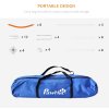 PawHut Dog Agility Equipment Set, Dog Agility Training Equipment for Dogs with Oxford Carry Bag, 4 PCS Weave Poles, Dog Obstacle Course, Pet Outdoor Games, Orange