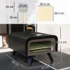Outsunny Outdoor Tabletop Gas Pizza Oven with 12