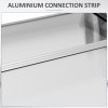 Outsunny Front Door Canopy, Outdoor Awning, 200 x 96cm Rain Shelter for Window, Porch and Front/Back Door, Clear