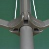 Outsunny 4.6m Garden Parasol Double-Sided Sun Umbrella Patio Market Shelter Canopy Shade Outdoor with Cross Base - Dark Green