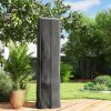 Outsunny Heavy Duty Gas Pyramid Patio Heater Cover, Full Length Outdoor Heater Cover Protector, UPF 30+ Oxford Fabric with Zipper, Black