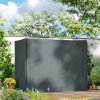 Outsunny 3 Seater Garden Swing Cover, Waterproof Swing Chair Cover, Windproof and Anti-UV 420D Outdoor Swing Bench Cover with Zip, 220 x 125 x 172cm, Grey