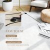 HOMCOM LED Floor Lamp with 3 Adjustable Brightness, Modern Dimmable Standing Lamp with Foot Switch for Bedroom, Living Room, Gold Tone