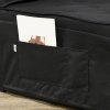 HOMCOM Folding Chair Bed, 4-in-1 Convertible Sleeper Chair with Adjustable Backrest, Pillow, Side Pockets, Armchair for Bedroom, Living Room