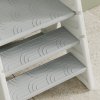 AIYAPLAY Kids Step Stool, Foldable Toddler Kitchen Stool, Adjustable Standing Tower with Handle, Non-Slip for Bathroom, Sink, Kitchen, Counter, Toilet Potty Training, Grey