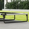 PawHut Raised Dog Bed, Portable Elevated Pet Cot with Breathable Mesh for Indoor Outdoor, for Large Dogs, 107 x 61 x 20 cm, Light Grey