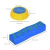 Outsunny 5 PCS Kids Stepping Stones Balance Beam w/ Non-Slip Surface and Bottom, Balance River Stones for Toddler