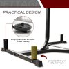 HOMCOM 2-in-1 170-190cm Freestanding Boxing Punch Bag Hanger, Speed Ball Station Platform, for Home, Gym, Black