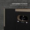 SPORTNOW 3-in-1 Wooden Plyo Box, Anti-Slip Plyometric Jump Platform, Step Up Exercise Box with Handle Openings for Home Gym, Workout Training, 41/51/61cm