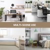 HOMCOM Computer Desk, Writing Table,Workstation for Home Office, Study with Metal Frame, Simple Assembly