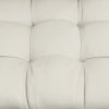 Outsunny Garden Back Chair Cushion, Comfortable Patio Seat Cushion Pad with Backrest for Outdoor & Indoor Use, Cream White