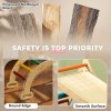 AIYAPLAY Toddler Climbing Frame, 5 In 1 Wooden Indoor Climbing Frame with Ramp, Arch, Foldable Pikler Triangle Set for Kids 18-48 Months, Multicoloured