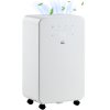 HOMCOM 10L/Day 2000mL Portable Quiet Dehumidifier with Air Purifier Filter, 24H Timer, 5 Modes, Electric Moisture Air Dehumidifier for Home Laundry Basement, White
