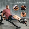 SPORTNOW Tib Bar Tibialis Trainer Calf Raise Machine for Shin Splints and Knee Pain Relief, Fits 5cm Weight Plates