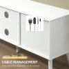 HOMCOM TV Cabinet Stand Unit for TVs up to 50