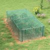 Outsunny 8' x 4' Crop Cage, Plant Protection Tent with Zipped Door and Galvanised Steel Frame, Fruit Cage Netting Cover for Garden and Outdoors Green