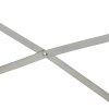 Outsunny Raised Beds for Garden, Galvanised Steel Outdoor Planters with Multi-reinforced Rods for Vegetables, Plants, Flowers and Herbs, 180 x 90 x 59 cm, Light Grey