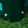Outsunny 216L Rectangle Raised Garden Bed Box with Weatherized Steel Frame for Vegetables, Flowers and Herbs, 120 x 60 x 30.5cm, Green