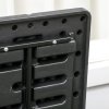 Outsunny 336 Litre Garden Storage Box, Water-resistant Heavy Duty Double Wall Plastic Container, Extra Large Outdoor Garden Furniture Organizer, Deck Cushion Chest with Wheels and Handles, Black