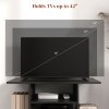 HOMCOM Modern TV Cabinet Stand Storage Shelves Table Mobile Bedroom Furniture Bookshelf Bookcase 