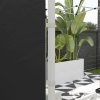Outsunny Gazebo Side Panels with Windows and Doors, for 3x3(m) or 3x6m Pop Up Gazebo, 2 Pack Sides Replacement, Black