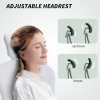 Vinsetto High Back Office Chair, Mesh Computer Desk Chair with Rotatable Headrest, 4D Lumbar Support, Flip-up Arm, Adjustable Height, White