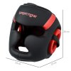 SPORTNOW Boxing Headguard, Boxing Headgear Helmet with Adjustable Strap for Full Face Protection for Kickboxing, Sparring, Martial Arts, Karate, Taekwondo, Red/Black
