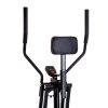 HOMCOM Upright Elliptical Cross Trainer, Air Walker Glider Home Gym, Cross Trainer Fitness Exercise Machine with LCD Monitor - Black