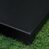 Outsunny ??35/38/48MM 18KG Steel Square Parasol Stand Base w/ Adjustable Knob Umbrella Stand Garden Patio Outdoor Home, Black