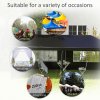Outsunny 6 x 3 m Party Tent Gazebo Marquee Outdoor Patio Canopy Shelter with Windows and Side Panels Black
