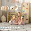 AIYAPLAY 3 in 1 Kids Climbing Set, Foldable Toddler Climbing Toys Indoor with Sliding Ramp, Montessori Climber Set for 2-6 Years Old, Gift for Boys, Girls
