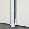 PawHut Retractable Stair Gate for Dogs, Pet Mesh Safety Gate Extends up to 115cm for Doorways Indoor- Grey