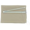 Outsunny Garden Parasol Cover, Outdoor Patio Umbrella Protector Weatherproof Garden Patio with Rod, Zipper for 2-4m Parasol, 60 x 160cm, Khaki