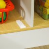AIYAPLAY Kids Play Kitchen, Pretend Play Kitchen with Realistic Over, Stove, Sink, Kitchen Accessories, Cooking Playset with Light, Sound, for Ages 3+ Years, White