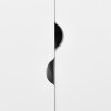 HOMCOM 2-Door Clothes Wardrobe w/ Rail Shelf 2 Drawers Wood Feet Elegant Home Storage Organisation Furniture Dresses Coats Blankets Shoes White