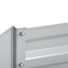 Outsunny Raised Beds for Garden, Galvanised Steel Outdoor Planters with Multi-reinforced Rods for Vegetables, Plants, Flowers and Herbs, 180 x 90 x 59 cm, Light Grey