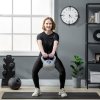 SPORTNOW Kettlebell, 12kg Kettle Bells with Handle for Home Gym Weight Lifting and Strength Training, Dark Blue and Grey