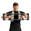 SPORTNOW Chest Expander, Arm Chest Exerciser with 10-50kg Adjustable Spring Resistance, for Home Gym, Office, Travel Workout