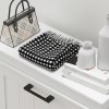 HOMCOM 3 Drawers Entryway Shoe Cabinet, Narrow Shoe Storage Cabinet with 3 Flip Drawers and Adjustable Shelves for 15 Pairs of Shoes, White