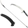 Outsunny 1.8-2.9 m Extendable Tree Pruner, Tree Lopper Long Reach Telescopic with Extendable Handle & 40 cm Saw, Lightweight Manual Pole Saw for High Branches Trimming