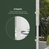 Outsunny Gazebo Side Panels with Windows and Doors, for 3x3(m) or 3x6m Pop Up Gazebo, 2 Pack Sides Replacement, Green
