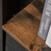 HOMCOM 3 Drawer Storage Chest Unit Home Cabinet w/ Shelves Home Living Room Bedroom Entryway Living Furniture