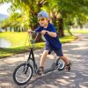 HOMCOM Kids Scooter, Teen Kick Scooter with Rubber Wheels, 16