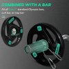 SPORTNOW 2 x 10kg Olympic Weight Plates, Tri-Grip Rubber Coated Barbell Weights Set w/ 2