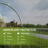 Outsunny Fruit Cage Bird Netting, Heavy Duty Fruit and Vegetable Protection Tent with Zipped Door, Anti Bird, Insects, Small Animals, 1.2 x 3.6 x 1.9m, Black