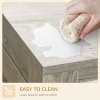 PawHut Dog Crate Furniture End Table w/ Soft Washable Cushion, Two Doors, Indoor Pet Kennel for Small Medium Large Dogs w/ Wire Mesh, Grey