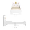 ZONEKIZ Toddler Bed Frame, Kids Bedroom Furniture, for Ages 3-6 Years