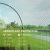 Outsunny Fruit Cage Bird Netting, Heavy Duty Fruit and Vegetable Protection Tent with Zipped Door, Anti Bird, Insects, Small Animals, 1.2 x 3.6 x 1.9m, Green